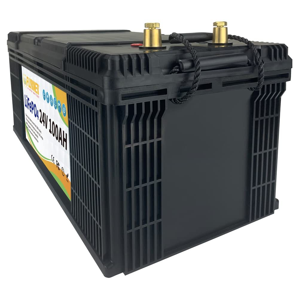 Акумулятор FlyPower LiFePO4 24V/100AH (2400W*h) (літій-залізо-фосфатний акумулятор для ДБЖ (UPS)) — фото 4