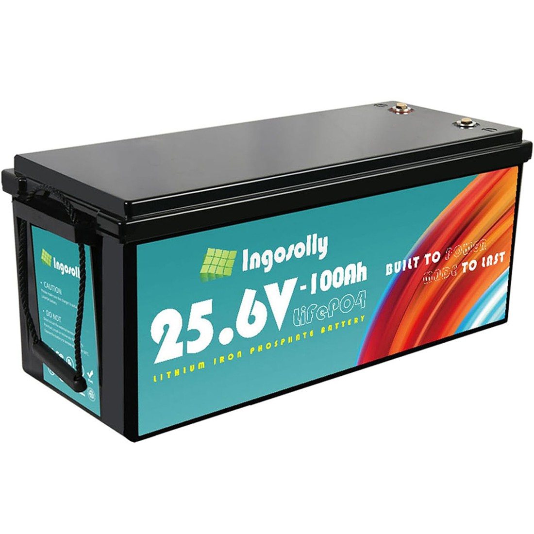 Акумулятор Ingeosolly LiFePO4 24V/100AH (2560W*h) (літій-залізо-фосфатний акумулятор для ДБЖ (UPS)) — фото 2