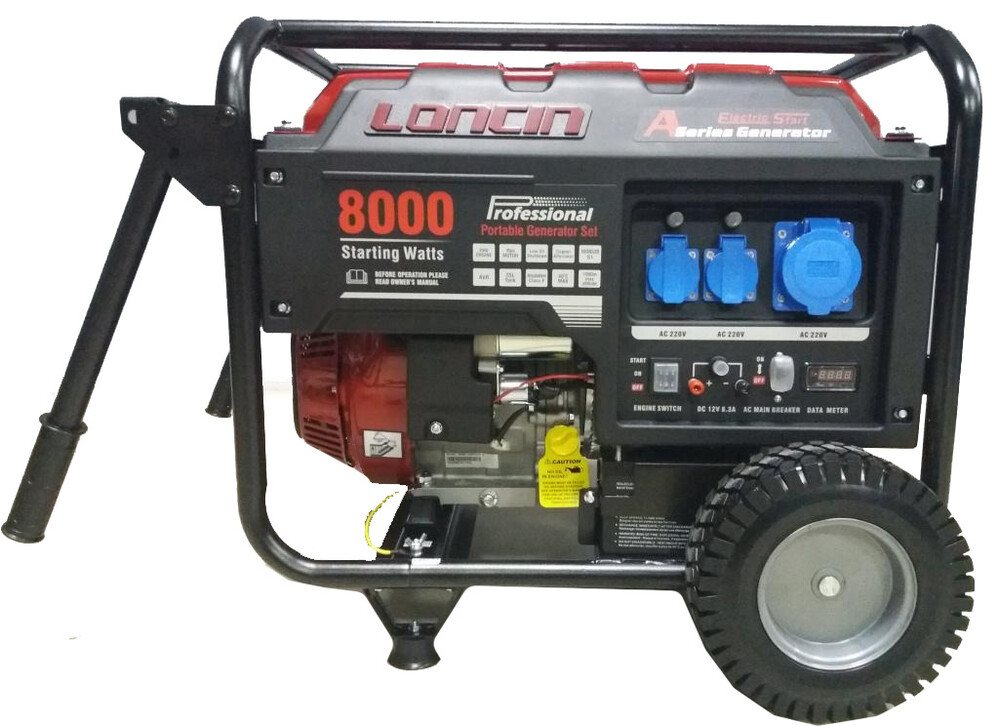 Генератор бензиновий LONCIN LC 8000 D-AS