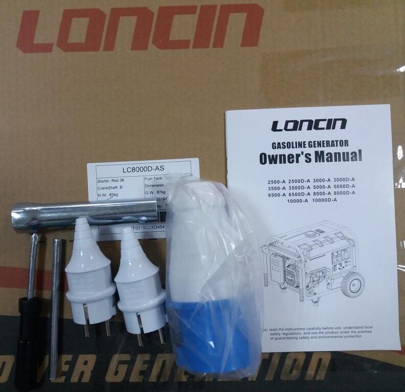 Генератор бензиновий LONCIN LC 8000 D-AS — фото 6