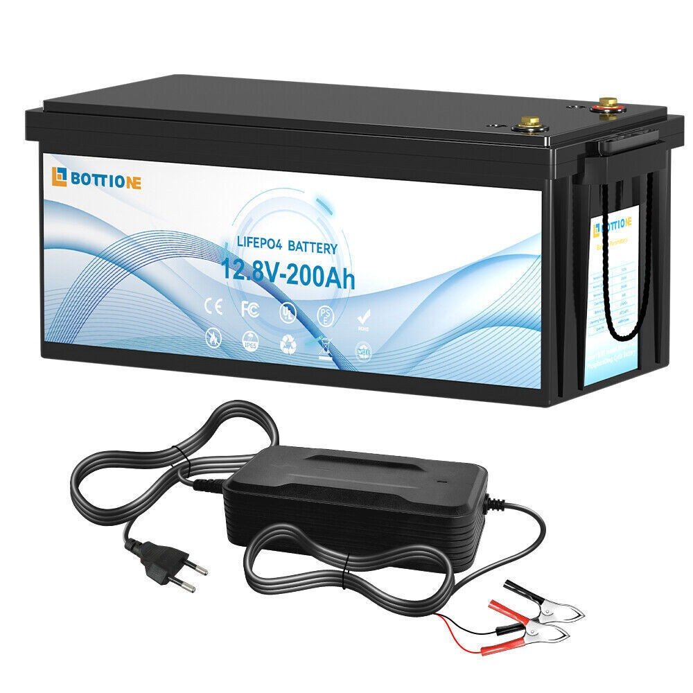 Акумулятор Bottione LiFePO4 12V/200AH (2400W*h) (літій-залізо-фосфатний акумулятор для ДБЖ (UPS)) — фото 2