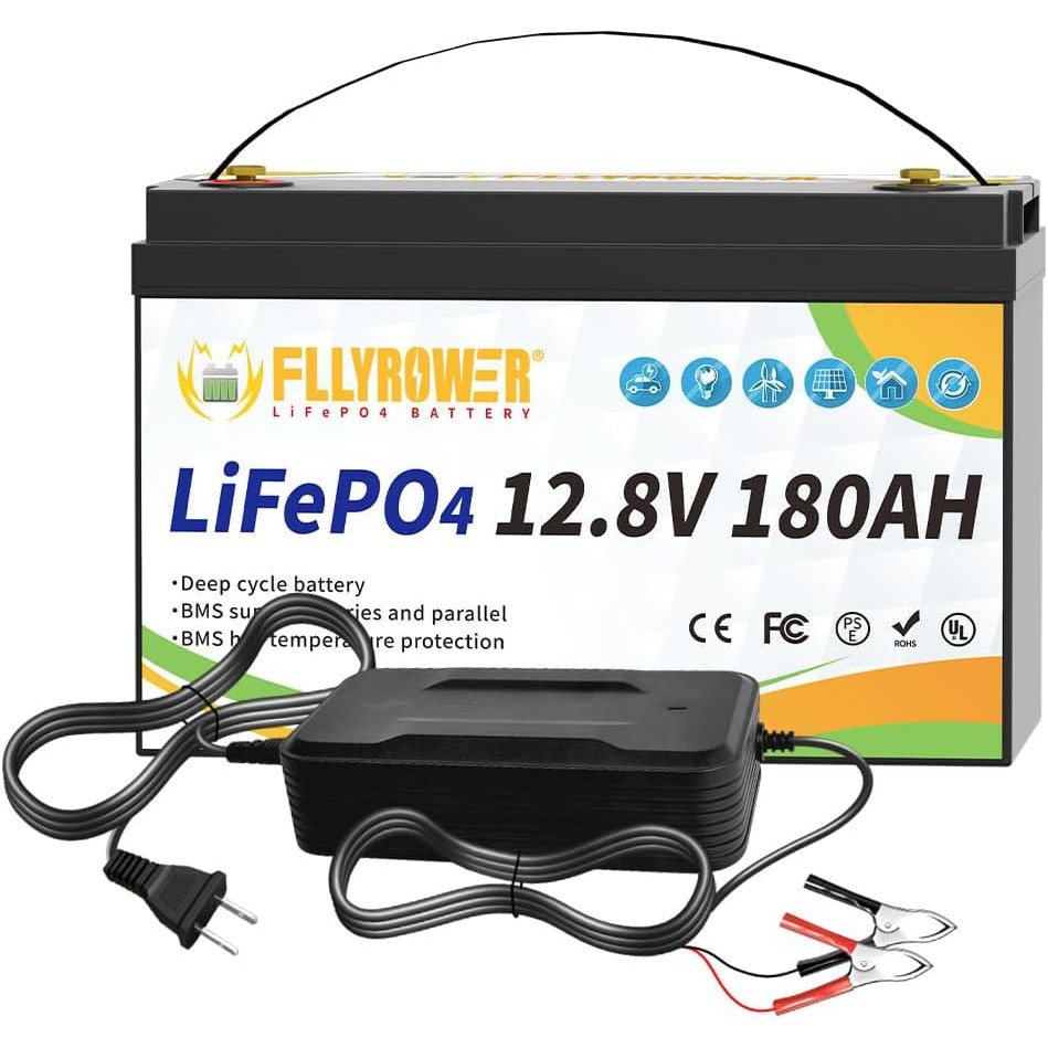 Аккумулятор FlyPower LiFePO4 12V/180AH, 2304W*h (літій-залізо-фосфатний аккумулятор для ДБЖ (UPS))