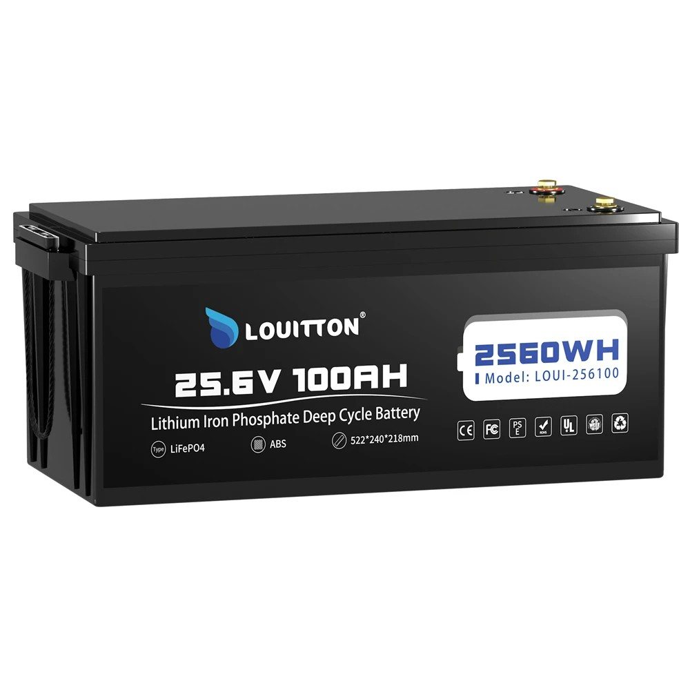Акумулятор Louitton LiFePO4 25,6V/100AH (2560W*h) (літій-залізо-фосфатний акумулятор для ДБЖ (UPS)) — фото 2