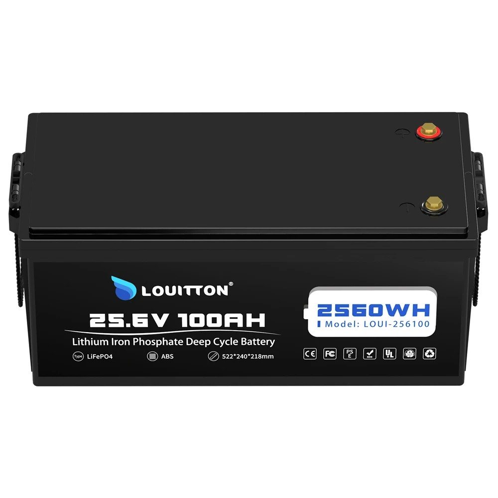 Акумулятор Louitton LiFePO4 25,6V/100AH (2560W*h) (літій-залізо-фосфатний акумулятор для ДБЖ (UPS)) — фото 4