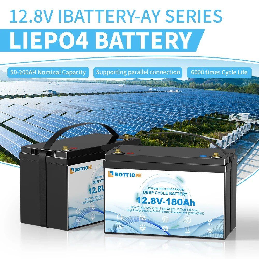Акумулятор Bottione LiFePO4 12V/180AH (2304W*h) (літій-залізо-фосфатний акумулятор для ДБЖ (UPS)) — фото 2