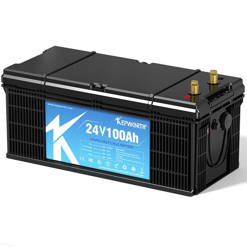 Акумулятор Kepworth LiFePO4 24V/100AH (2400W*h) (літій-залізо-фосфатний акумулятор для ДБЖ (UPS)) — загальний вигляд