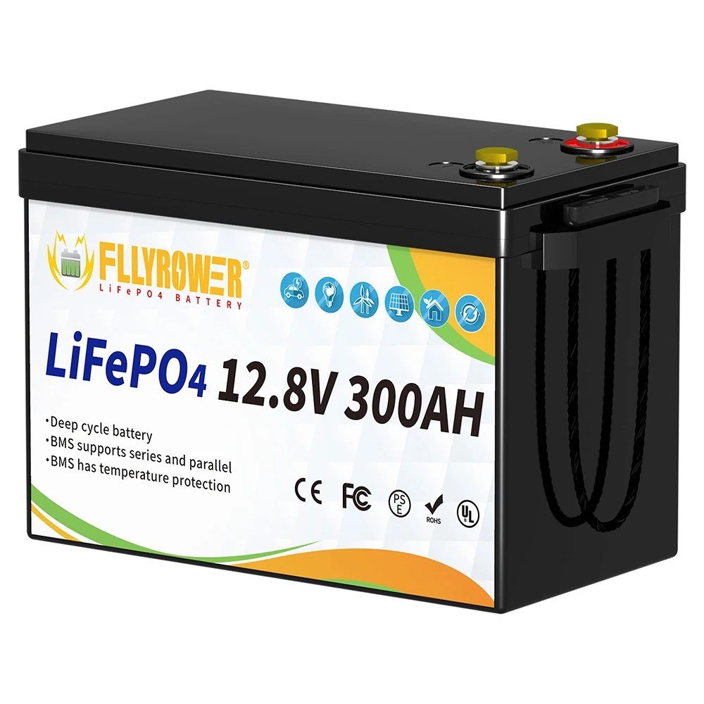 Акумулятор FlyPower LiFePO4 12V/300AH, 3840W*h (літій-залізо-фосфатний акумулятор для ДБЖ (UPS)) — фото 2