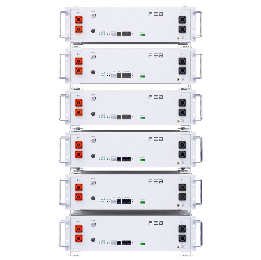 Акумулятор FEB PowerX E5 LiFePO4 51.2V/100A, 5120 W*h (літій-залізо-фосфатний акумулятор для ДБЖ (UPS) — фото 5