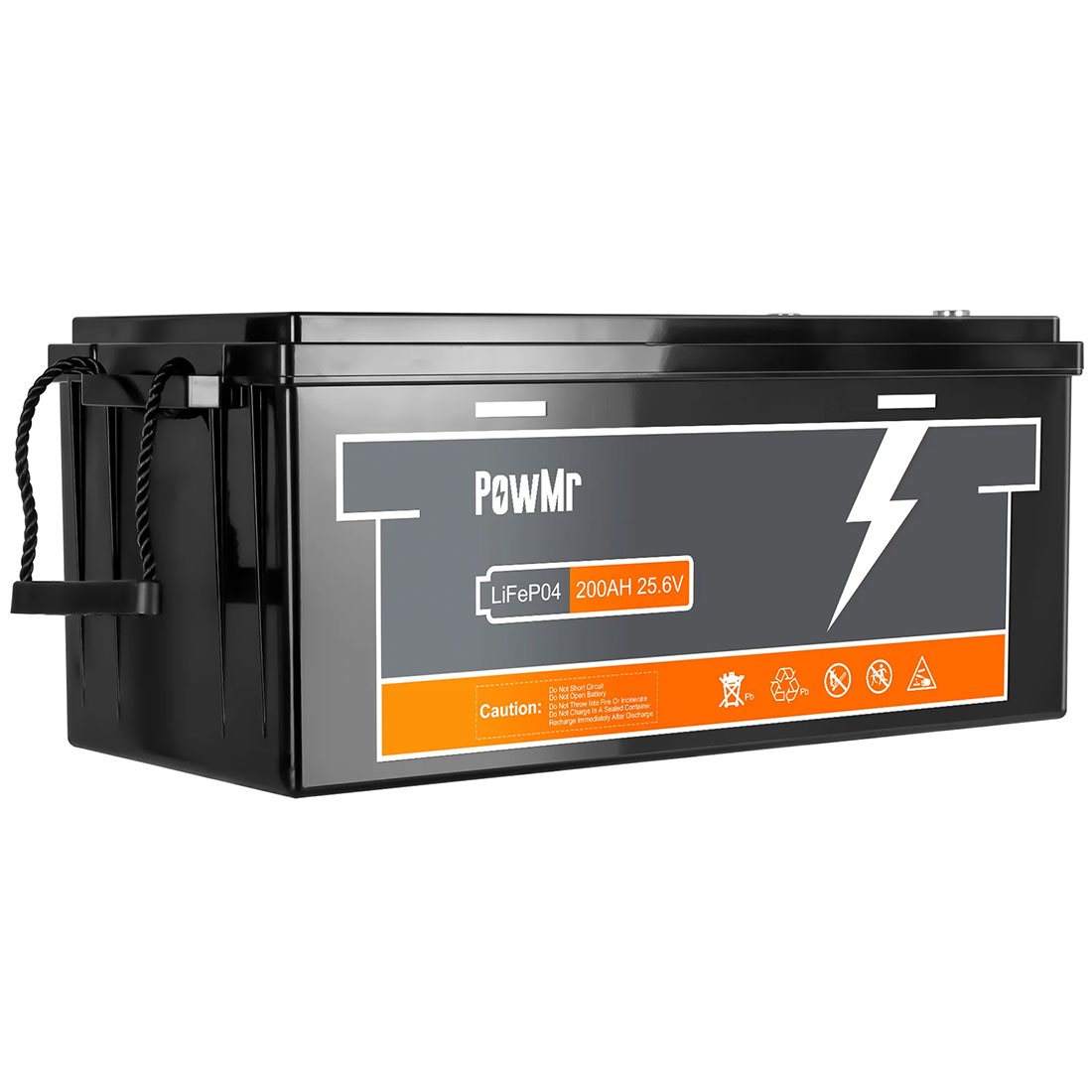 Акумулятор PowMr 25,6V/200Ah, 5120W*h, 200A (LiFePO4, для будинку, котла, сонячних батарей) — фото 2