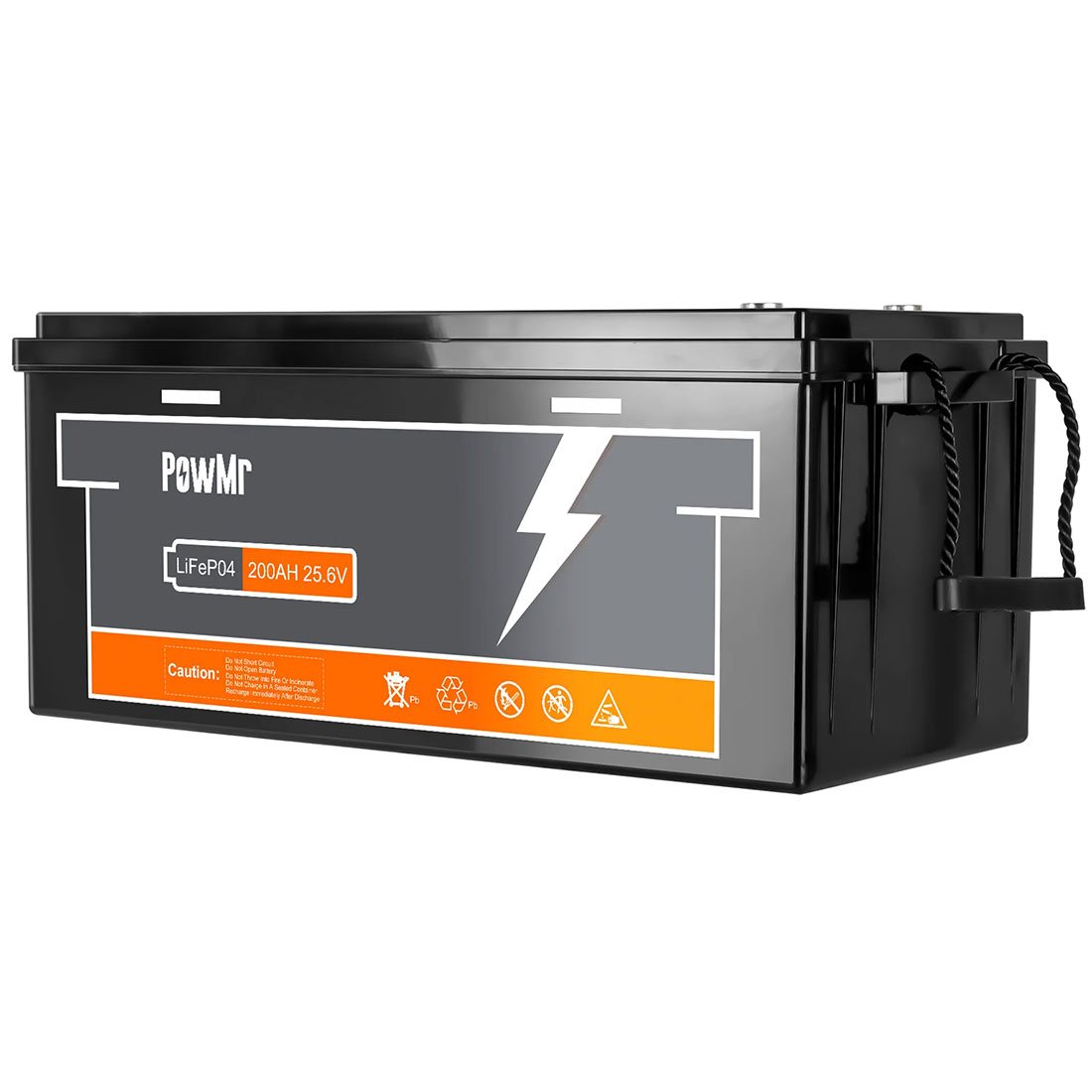 Акумулятор PowMr 25,6V/200Ah, 5120W*h, 200A (LiFePO4, для будинку, котла, сонячних батарей) — фото 3