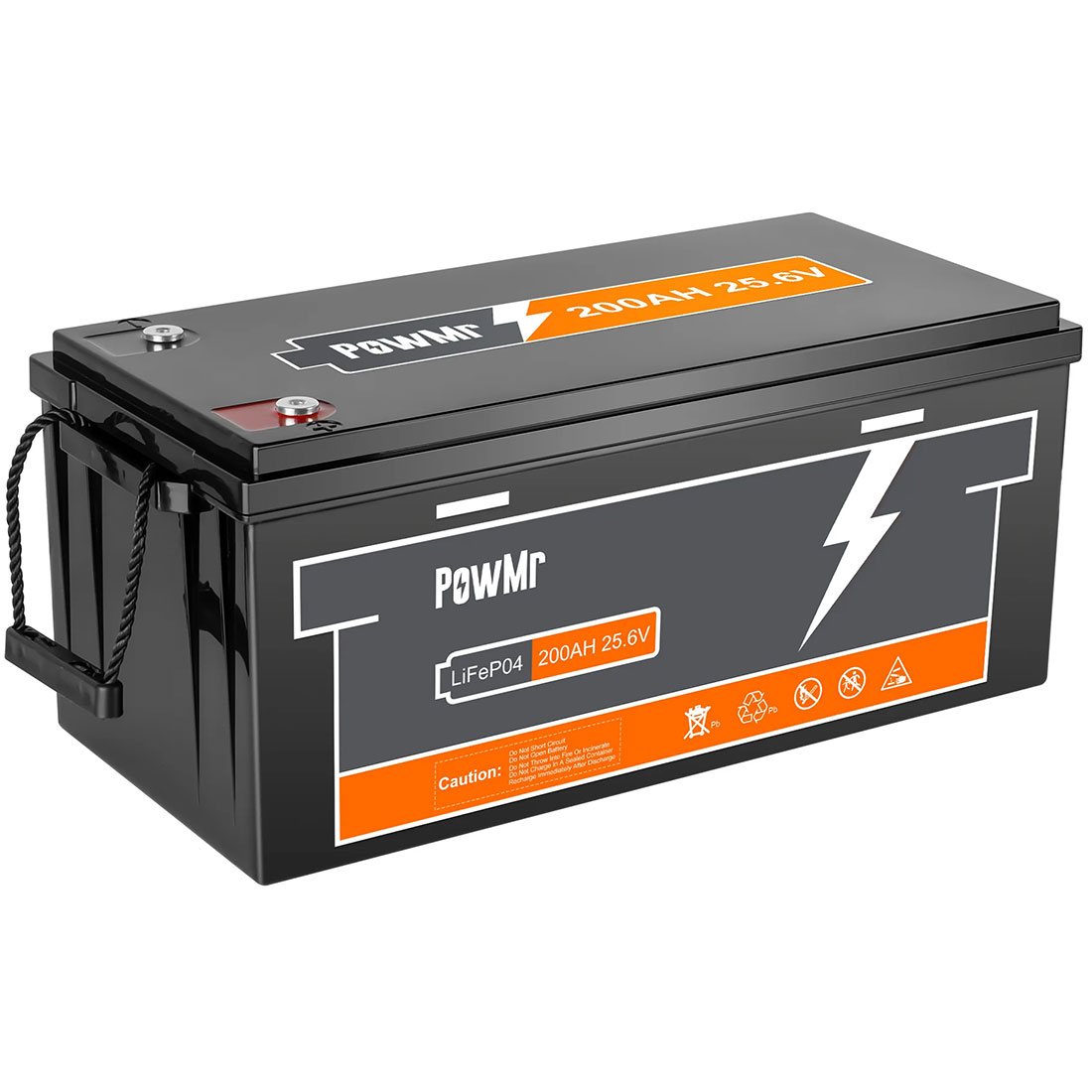 Акумулятор PowMr 25,6V/200Ah, 5120W*h, 200A (LiFePO4, для будинку, котла, сонячних батарей) — фото 4