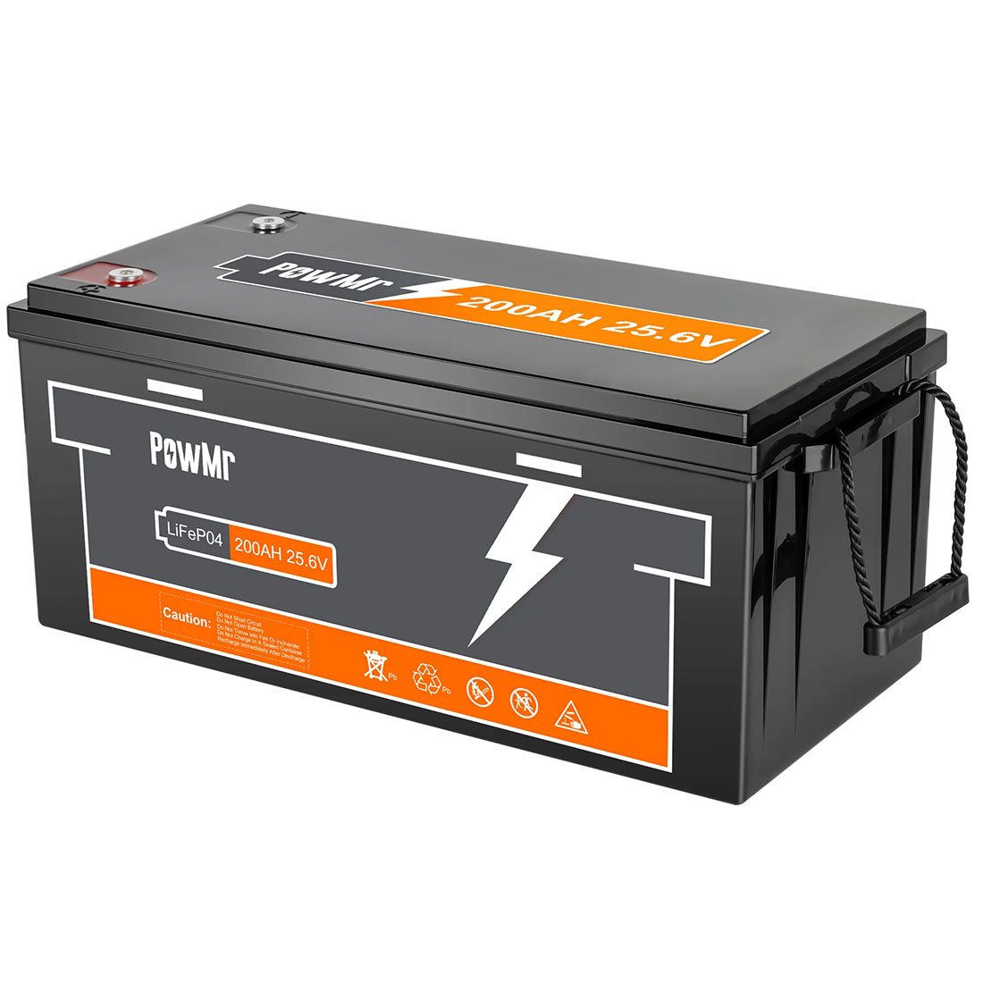 Акумулятор PowMr 25,6V/200Ah, 5120W*h, 200A (LiFePO4, для будинку, котла, сонячних батарей) — фото 5
