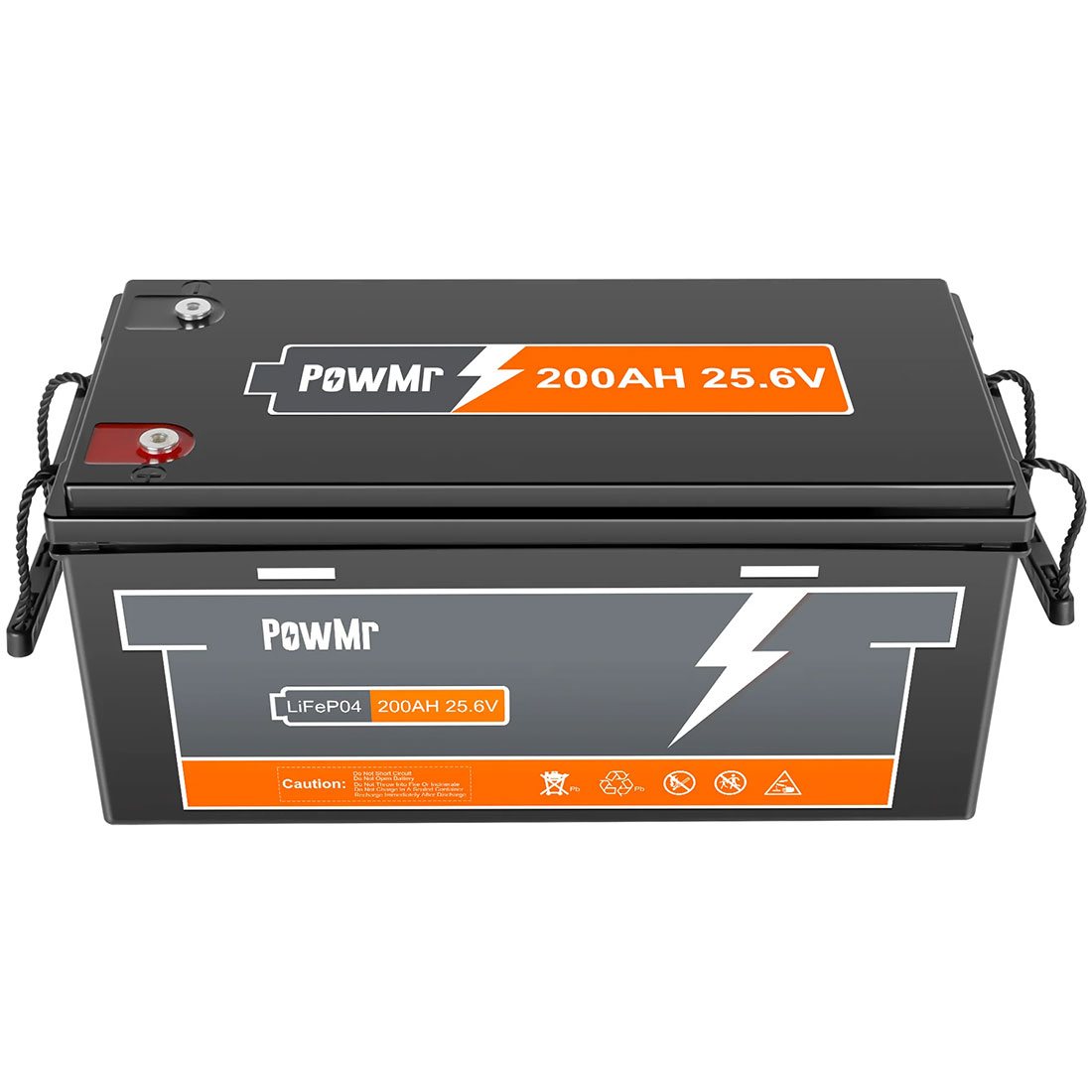 Акумулятор PowMr 25,6V/200Ah, 5120W*h, 200A (LiFePO4, для будинку, котла, сонячних батарей) — фото 6