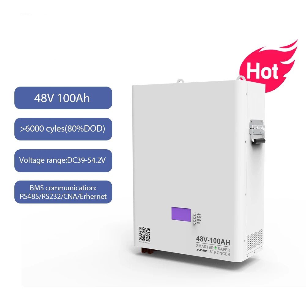 Акумулятор Dipower Wall Mounted 48V/100AH, 4800W*h (BYD NMC, 13S1P, літій-іонний акумулятор для ДБЖ (UPS)) — фото 5