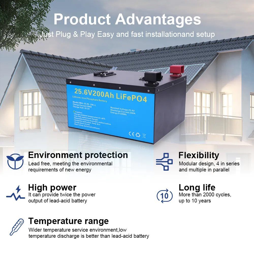 Акумулятор Daxtromn LiFePO4 25.6V/200AH, 5120W*h (літій-залізо-фосфатний акумулятор для ДБЖ (UPS)) — фото 5
