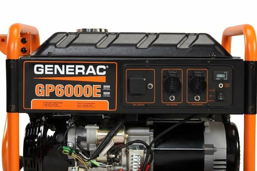 Бензиновий генератор Generac GP6000E — фото 2