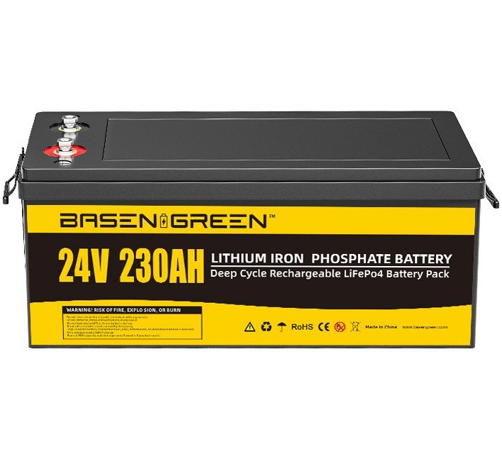 Акумулятор Basen Green LiFePO4 24V/230AH (5888 W*h), Smart BMS, Bluetooth APP (літій-залізо-фосфатний акумулятор для ДБЖ (UPS)) — общий вид