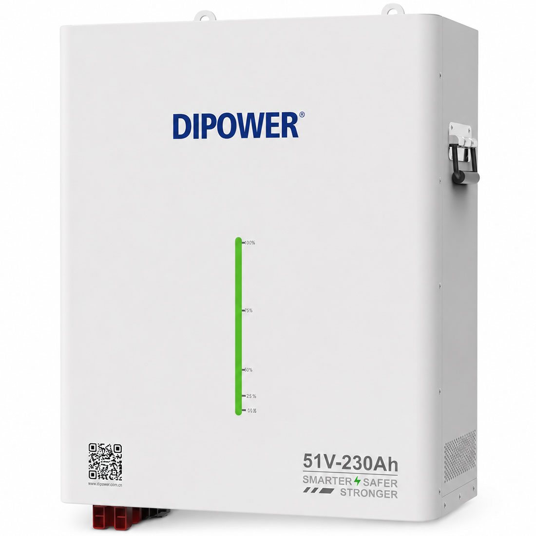 Аккумулятор Dipower DDBGSG51230 LiFePO4, Wall Mounted 51,2V/230AH, 11780W*h (літій-залізо-фосфатний аккумулятор для ДБЖ (UPS))