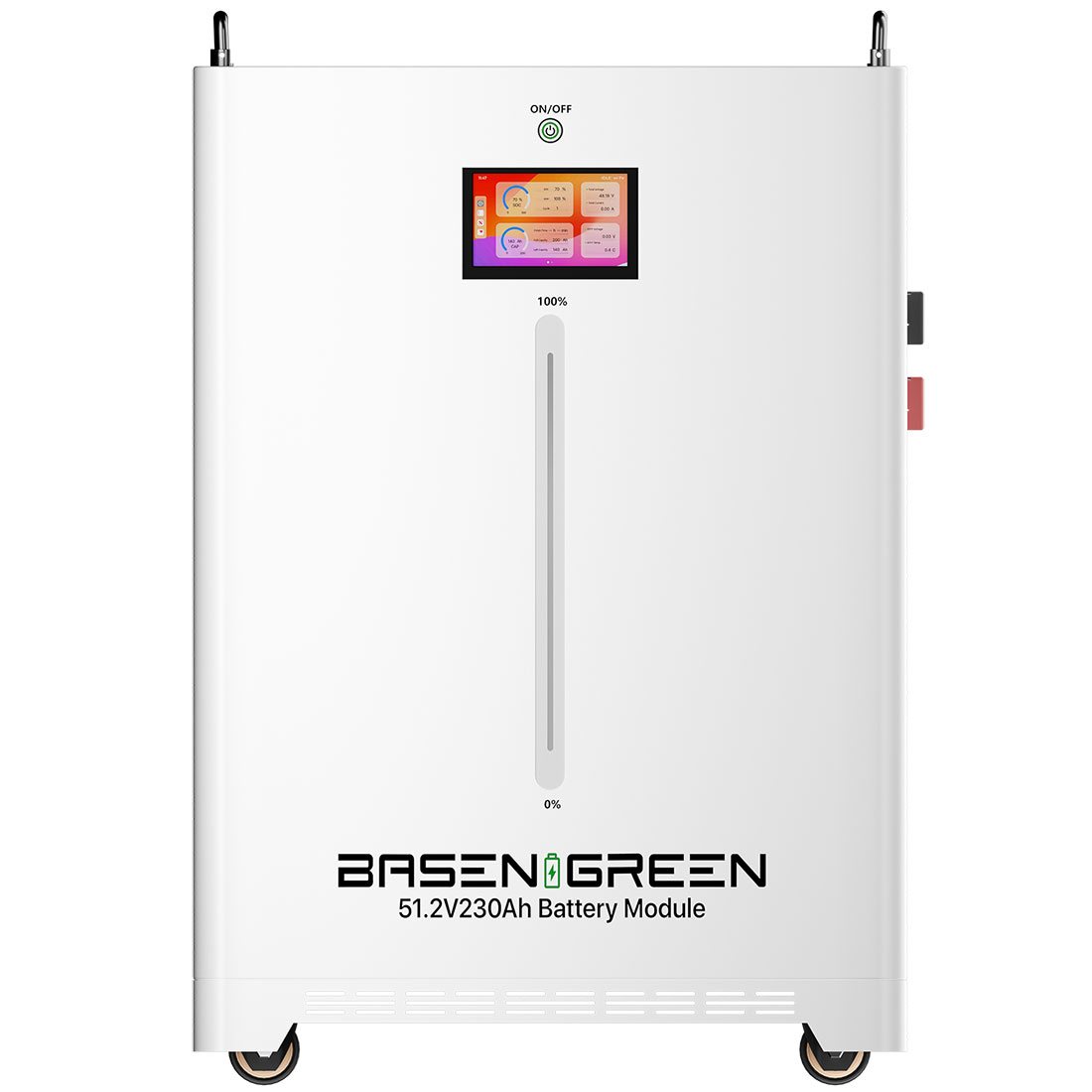 Акумулятор Basen Green Wall&Floor-mounted LiFePO4 51,2V/230AH (11776W*h), Smart BMS, Bluetooth APP (літій-залізо-фосфатний акумулятор для ДБЖ (UPS)) — фото 2