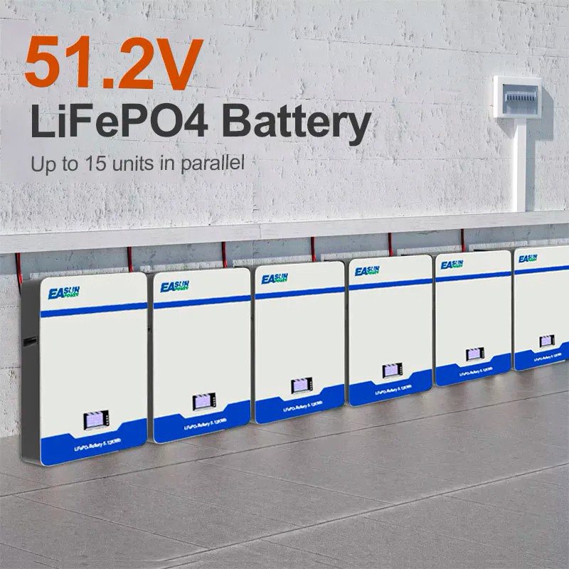 Акумулятор Easun Power LiFePO4 51.2V 200AH, 100A/200A (10240 W*h) (літій-залізо-фосфатний акумулятор для ДБЖ (UPS)) — фото 6