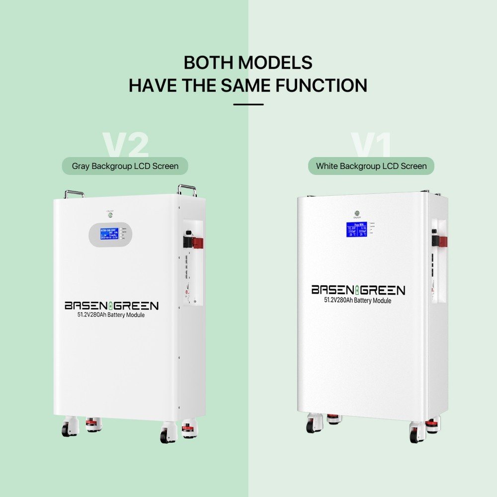 Акумулятор Basen Green LiFePO4 51,2V/280AH (14336W*h), Smart BMS, Bluetooth APP (літій-залізо-фосфатний акумулятор для ДБЖ (UPS)) — фото 5
