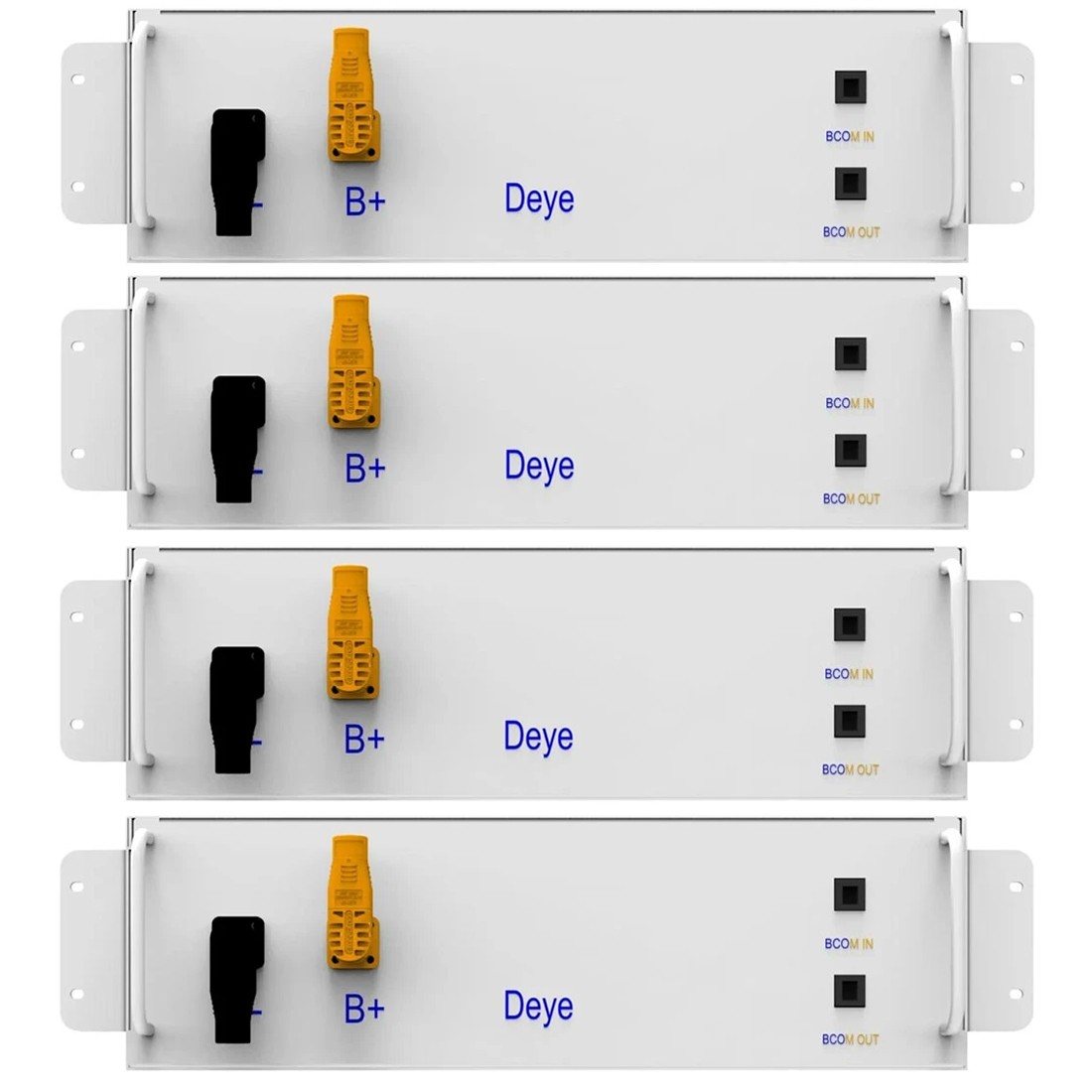 Аккумулятор Deye BOS-G20 LiFePO4 204,8V/100AH, 20,48 kW*h, 50/100А, 4хBOS-GM5.1 (High-voltage, літій-залізо-фосфатний аккумулятор для ДБЖ (UPS))