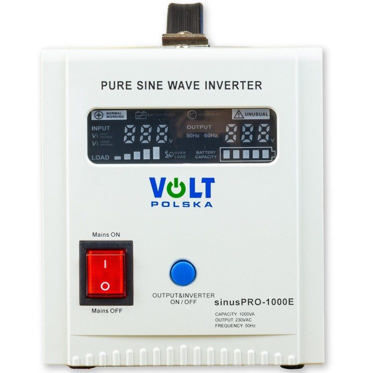 ДБЖ Volt Polska Sinus Pro 1000 E, 700/1000 Вт, 12V, (джерело безперебійного живлення, UPS)