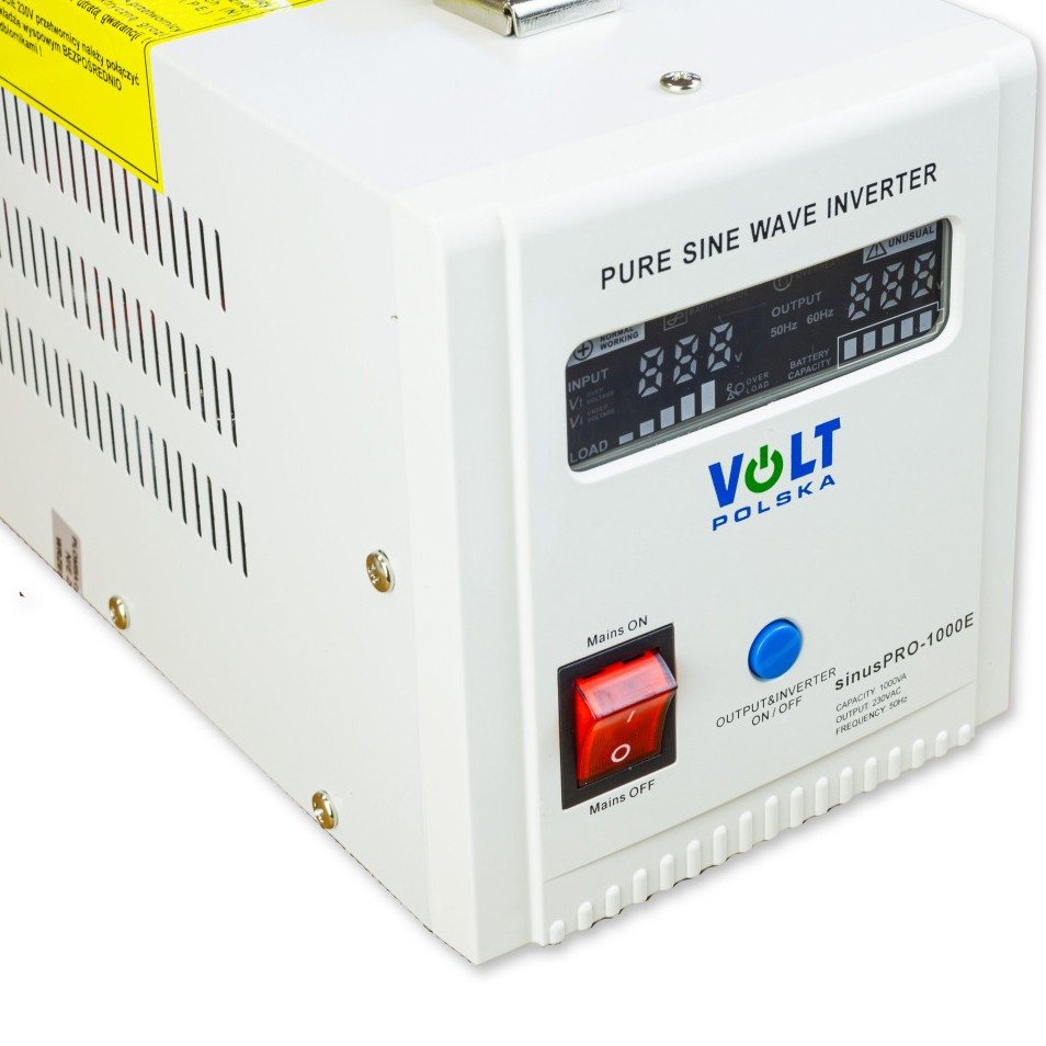 ДБЖ Volt Polska Sinus Pro 1000 E, 700/1000 Вт, 12V, (джерело безперебійного живлення, UPS) — фото 3