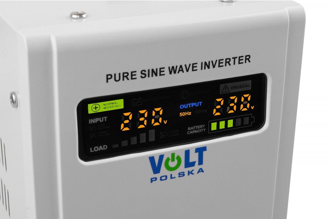 ДБЖ Volt Polska Sinus Pro 1000 E, 700/1000 Вт, 12V, (джерело безперебійного живлення, UPS) — фото 4