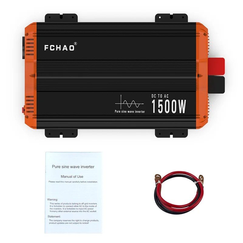 Інвертор синусоїдальний Fchao PSC-1500W, 12В (перетворювач напруги) — фото 3