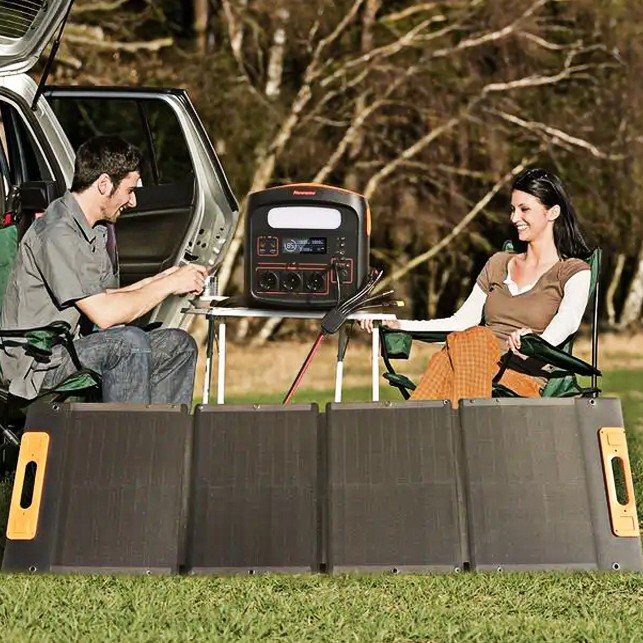 Сонячна панель NewsMy LL-210, 210 Вт (складна портативна панель для заряджання зарядної станції) — фото 7