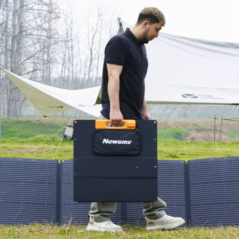Сонячна панель NewsMy LL-210, 210 Вт (складна портативна панель для заряджання зарядної станції) — фото 8