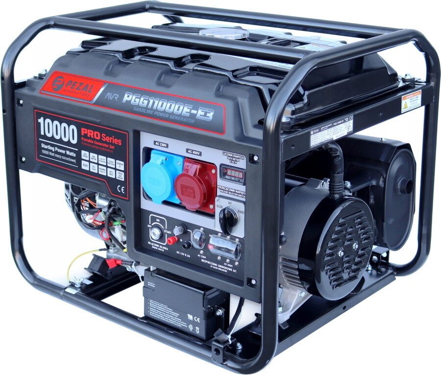 Генератор бензиновий PEZAL PGG11000E-E3, 8 кВт