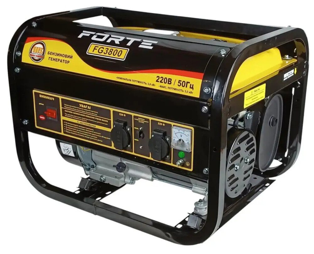 Бензиновий генератор Forte FG3800 PRO