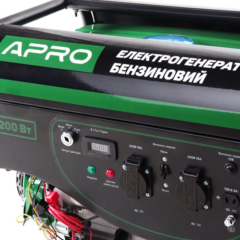 Генератор бензиновий APRO, 4-х тактний, 3.0/3.2 кВт, електростарт (852105) — фото 4