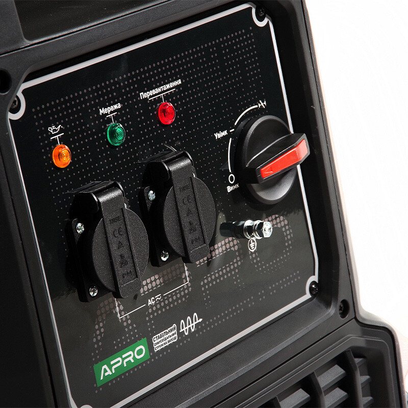 Генератор бензиновий APRO IG-30, 4-х тактний, інверторний, 3.3 кВт (852112) — фото 6