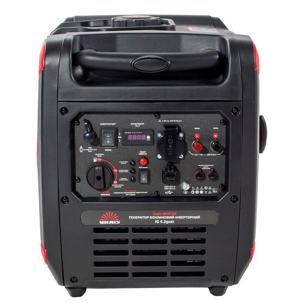 Двопаливний інверторний генератор Vitals Master IG 4.2gset (213521) — фото 8
