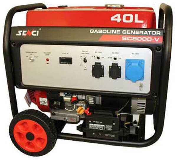Бензиновий генератор SENCI SC 8000 V
