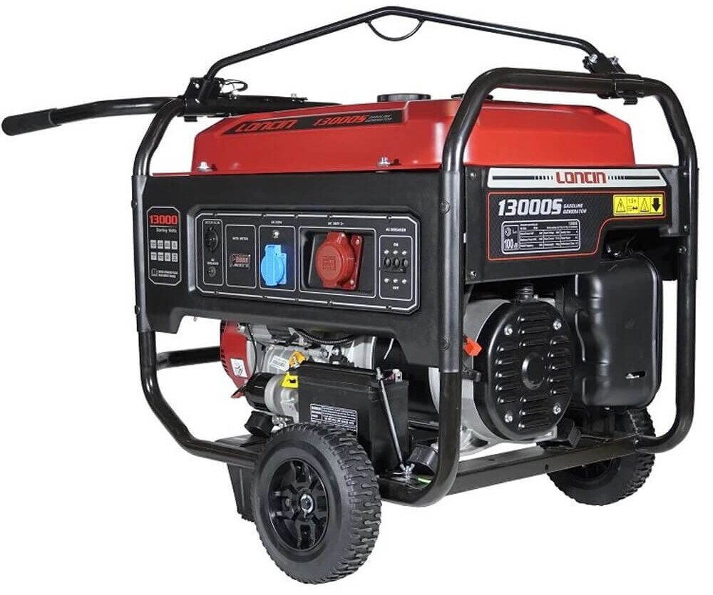 Бензиновий генератор Loncin LC 13000 S — загальний вигляд