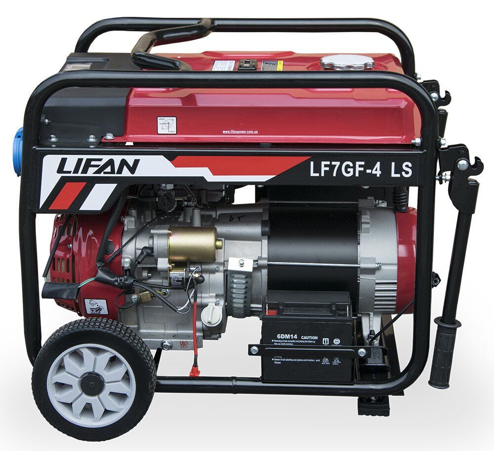 Бензиновий генератор Lifan LF7GF-4LS — фото 4