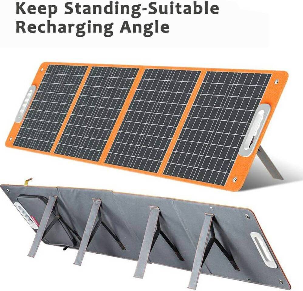 Сонячна батарея Flashfish TSP18V/100W, (складна портативна панель для заряджання телефону та генератора) — фото 3