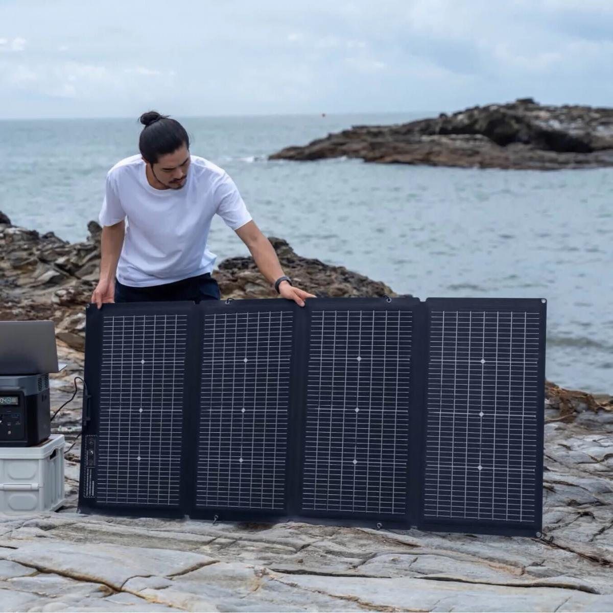 Сонячна батарея EcoFlow 220W Solar Panel, (складна портативна панель для живлення зарядної станції) — фото 6