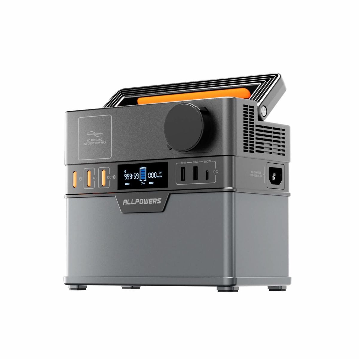 ALLPOWERS S300 Plus Портативна зарядна станція 300 Вт 288 Вт·год — фото 7