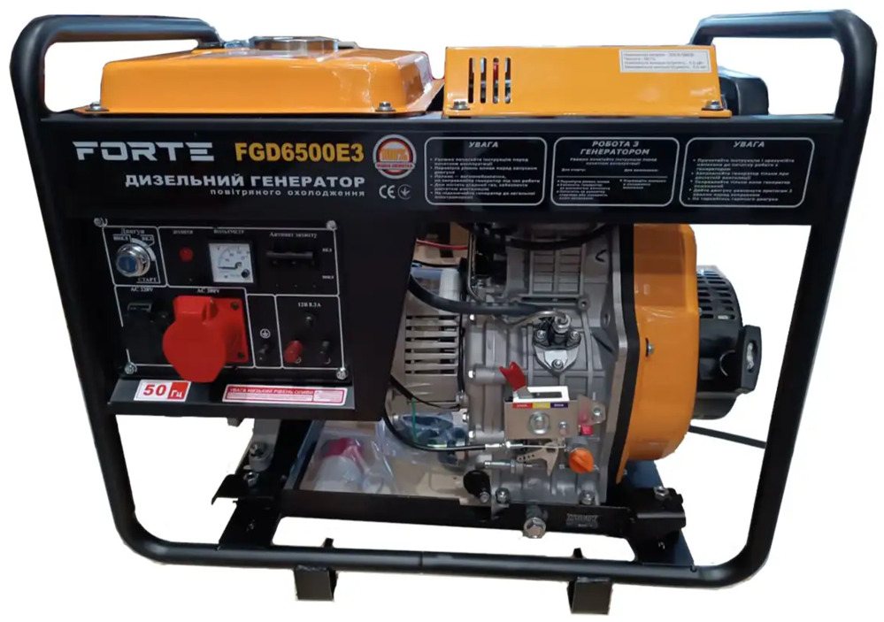 Дизельний генератор Forte FGD6500E3