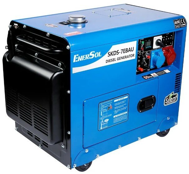 Дизельний генератор EnerSol SKDS-7EBAU 220/380В — фото 3