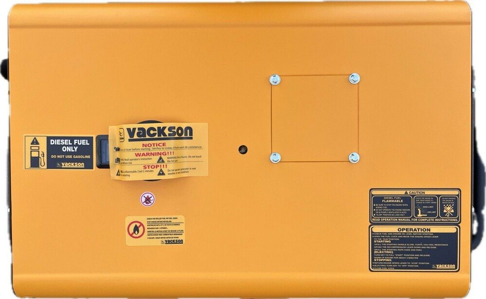 Дизельний генератор VACKSON KDE6700T — фото 3