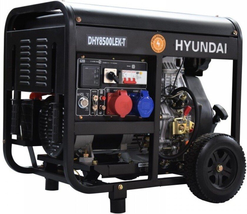 Дизельний генератор Hyundai DHY 8500LEK-T — загальний вигляд