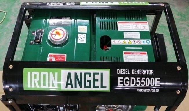 Дизельний генератор Iron Angel EGD 5500 E (21255) — фото 4