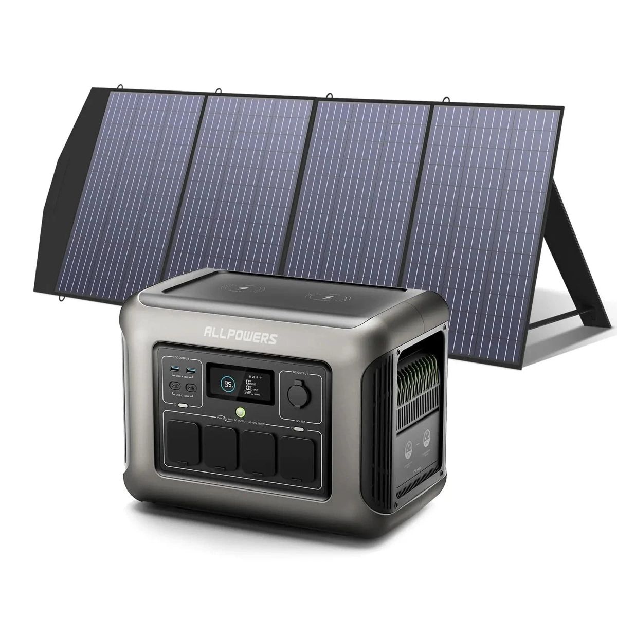 ALLPOWERS R1500 LITE Портативна енергетична станція 1600Вт 1056Вт·год(Відновлений) — фото 3