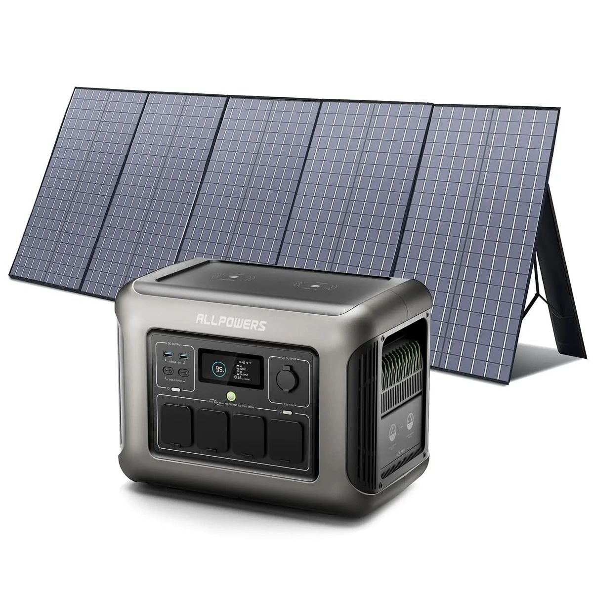 ALLPOWERS R1500 LITE Портативна енергетична станція 1600Вт 1056Вт·год(Відновлений) — фото 4